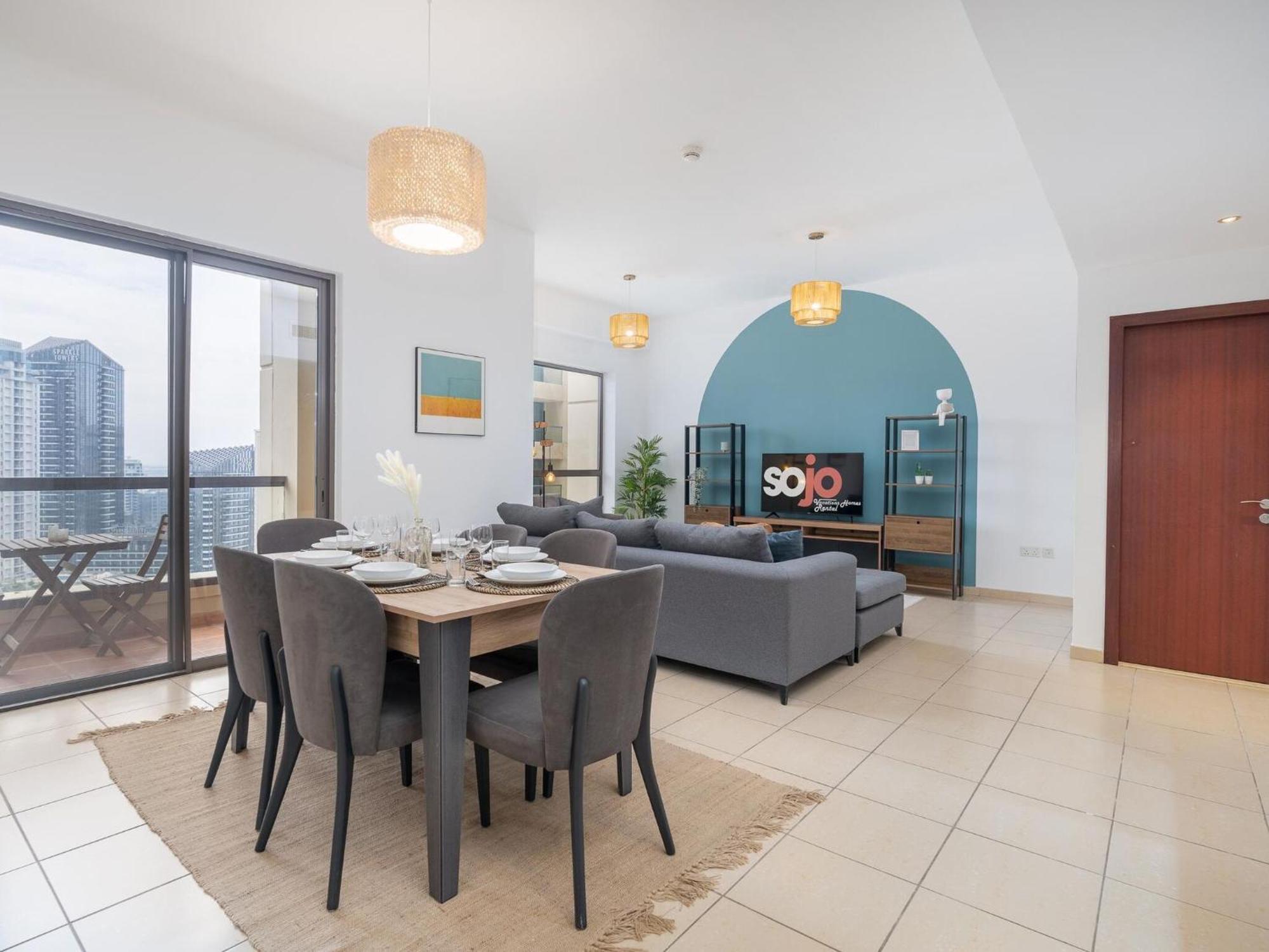 Jbr Beach Bliss One Three Bedroom Luxury Apartments By Sojo Stay Dubái Exterior foto